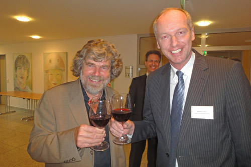 Michael Vatter und Reinhold Messner